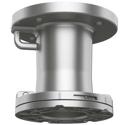 Montaje de Techo Tipo Tubo de 10 cm de Largo para Domos PTZ