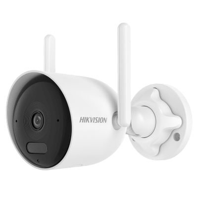 Bala IP 2 Megapixel / Lente 2.8 mm / Dual Light (30 mts IR + 30 mts Luz Blanca) / Wi-Fi / ACUSENSE / Audio Bidireccional (Micrófono y Bocina) / IP66 / dWDR