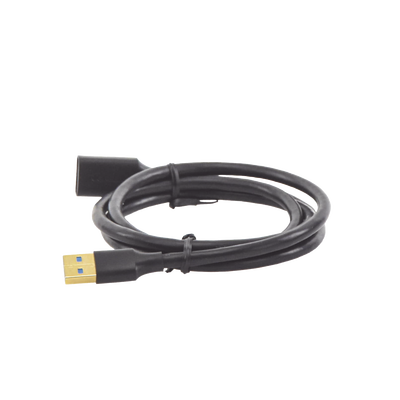 Cable Extensor USB 3.0 / 1 Metro / Macho-Hembra / 5 Gbps / Ultra Durabilidad / Núcleo de cobre estañado 28/22 AWG / Blindaje interior múltiple / Ideal para teclado, mouse , etc.