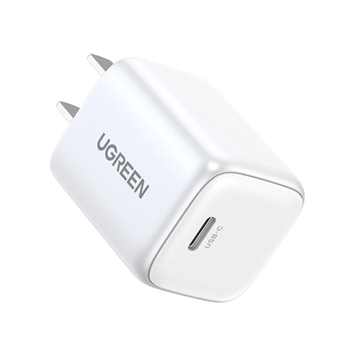 Cargador Mini de 30W serie Nexode | 1 USB-C de Carga Rápida | Tecnología GaN II | Power Delivery 3.0 | Quick Charge 4.0 | Carga Inteligente | Múltiple Protección  | Mayor Eficiencia Energética | Color Blanco