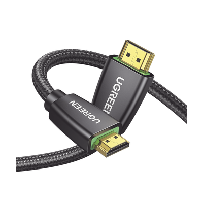 Cable HDMI 2.0  de Nylon Trenzado / 10 m / 4K@60Hz / HDR / 3D / HEC (Canal Ethernet HDMI) / ARC (Canal de Retorno de Audio / Color Profundo de 48 bits / Audio de 32 canales / HDCP 2.2 /Audio DTS: X / 18 Gbps / Blindaje de 4 capas