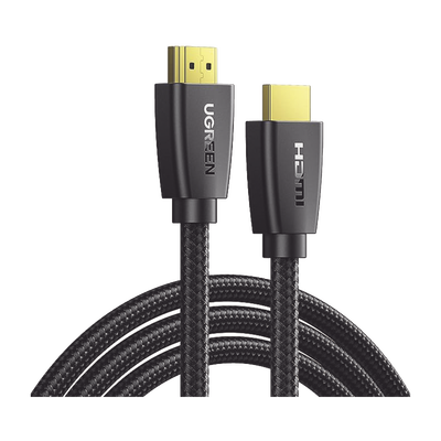 Cable HDMI 2.0  de Nylon Trenzado / 10 m / 4K@60Hz / HDR / 3D / HEC (Canal Ethernet HDMI) / ARC (Canal de Retorno de Audio / Color Profundo de 48 bits / Audio de 32 canales / HDCP 2.2 /Audio DTS: X / 18 Gbps / Blindaje de 4 capas