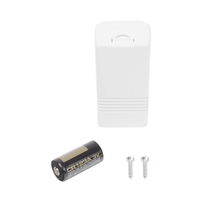 Contacto Magnético Inalámbrico / Se puede conectar OTRO Sensor Cableado / 2 Zonas /Batería de Larga Duración 3-5 años