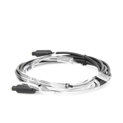 Cable Óptico Toslink (S/PDIF) de Alta Calidad para Audio Digital / 3 Metros / Tapa de Proteccion / Dolby 7.1 Canales / Diseño Durable / Plug & Play / Color Negro