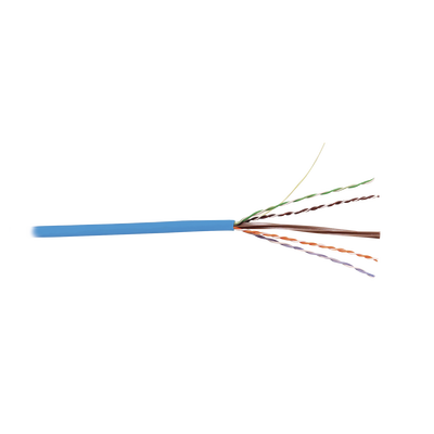Bobina de Cable UTP Reelex, de 4 pares, Alto Desempeño Cat6, PVC (CM), Color Azul, 23 AWG, 305m
