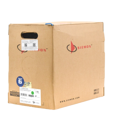 Bobina de Cable UTP Cat6, 23 AWG de 4 Pares, Alto Desempeño, PVC (CMR), 305m Reelex® (Color: Azul)