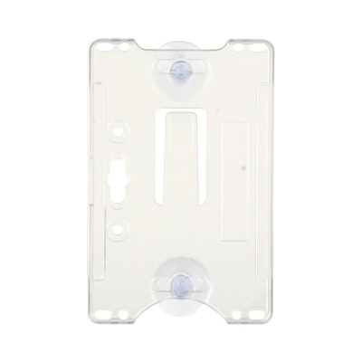 Porta tarjeta de plastico ABS / Transparente / Compatible con tarjetas ACCESSCARDEPC / PROCARDX o Formato CR80