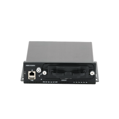 NVR Móvil de 8 Canales de 2 Megapixel / 4 Puertos PoE / 2 Bahías de Disco Duro / Incluye Modulo GPS / conector RJ45