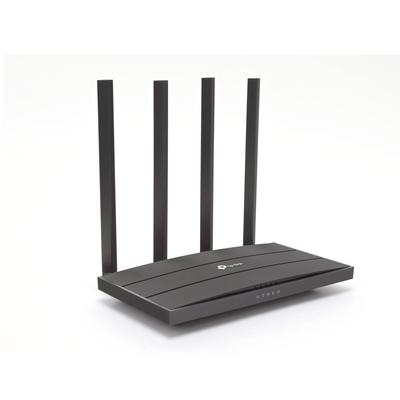 Router inalámbrico AC 1200 doble banda 1 puerto WAN 10/100/1000 Mbps Y  4 puertos LAN 10/100/1000 Mbps