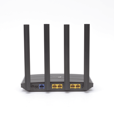 Router inalámbrico AC 1200 doble banda 1 puerto WAN 10/100/1000 Mbps Y  4 puertos LAN 10/100/1000 Mbps