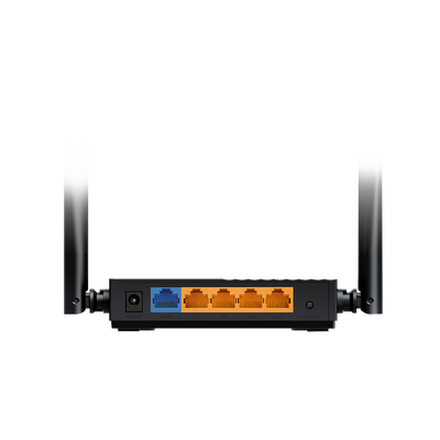 Router inalámbrico AC 1200 doble banda MU-MIMO, 1 puerto WAN 10/100/1000 Mbps Y  4 puertos LAN 10/100/1000 Mbps