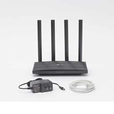 Router inalámbrico AC Wave 2 1900 doble banda 1 puerto WAN 10/100/1000 Mbps y 4 puertos LAN 10/100/1000 Mbps, MIMO 3X3, Beamforming