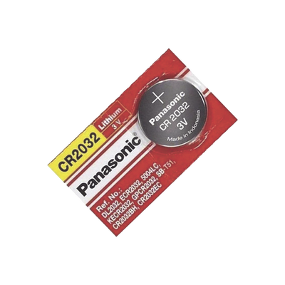 Batería de litio CR2032 de 3 V a 225 mAh ( Batería no recargable )