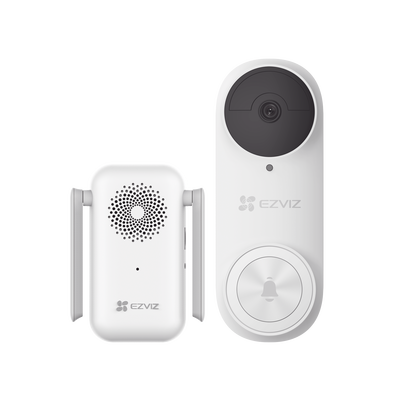 Timbre con Cámara Wi-Fi (Doorbell) de Batería Recargable  / Libre de Cables / Uso Exterior Con Protección (IP65) / Cámara 3 Megapíxel / Llamada a la App