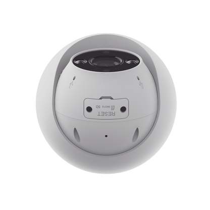 Domo IP 3 Megapíxel (2K) / Wi-Fi / Sirena y Estrobo /Audio de Dos Vías / Detección Humana y Vehiculo / Notificación Push / Audios Personalizables / Ranura Para Memoria hasta 512GB / Uso en Exterior IP67