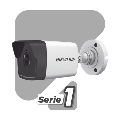 Bala IP 4 Megapixel / Lente 2.8 mm / 30 mts IR / WDR 120 dB / Exterior IP67 / Hik-Connect P2P / H.265+ / PoE / ONVIF