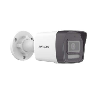 Bala IP 4 Megapixel / Lente 2.8 mm / Dual Light (30 mts IR + 20 mts Luz Blanca) / Micrófono Integrado / ACUSENSE Lite / Exterior IP67 / H.265 / PoE / ONVIF / Micro SD