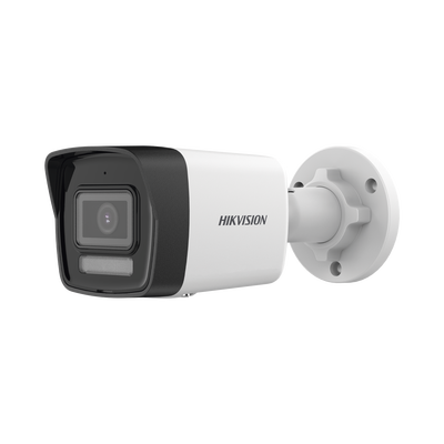 Bala IP 8 Megapixel (4K) / Lente 2.8 mm / Dual Light (30 mts IR + 20 mts Luz Blanca) / Micrófono Integrado / ACUSENSE Lite / Exterior IP67 / H.265 / PoE / ONVIF / Micro SD