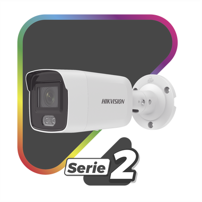 Bullet IP 4 Megapixel / Imagen a Color 24/7 / Lente 2.8 mm / Luz Blanca 40 mts / Micrófono Integrado / WDR 130 dB / Exterior IP67 / Captura Facial / Videoanaliticos (Filtro de Falsas Alarmas) / Metal  / MicroSD