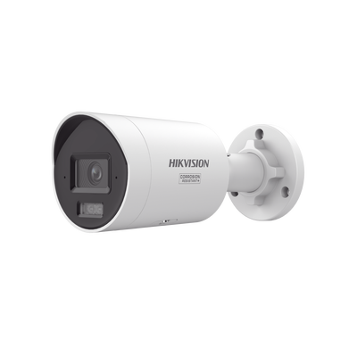 [Dual Light + ColorVu 3.0 + HikAI] Bala IP 4 Megapixel / Lente 2.8 mm / 40 mts IR + Luz Blanca / 2 Microfonos Integrados / Exterior IP67 / Estrobo Azul y Rojo /  WDR 130 dB / ACUSENSE 3.0 / Metal / NEMA 4X / ACUSEARCH