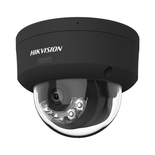 [Dual Light + ColorVu 3.0 + HikAI] Bala IP 4 Megapixel / Lente Mot. 2.8 a 12 mm / 60 mts IR + Luz Blanca / Exterior IP67 / WDR 130 dB / ACUSENSE 3.0 / Microfono Integrado / Metal / NEMA 4X / ACUSEARCH