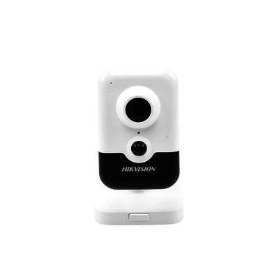 Cubo IP 4 Megapixel / Serie PRO / Lente 2.8 mm / 10 mts IR EXIR / PoE / Sensor PIR / H.265+ / Interior / Audio de Dos Vías / Detección Facial / PoE / MicroSD / ONVIF