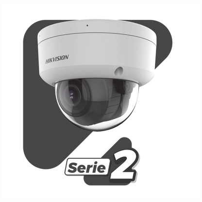 Domo IP 2 Megapixel / Lente Mot. 2.8 a 12 mm / 40 mts IR EXIR /Exterior IP67 / IK10 / WDR 120 dB / PoE / ACUSENSE (Evita Falsas Alarmas) / Entrada y Salida de Audio y Alarma / MicroSD / ONVIF