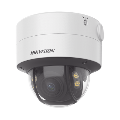 Domo IP 4 Megapixel / Imagen a Color 24/7 / Lente 3.6 - 9 mm / Luz Blanca 40 mts / WDR 130 dB / Exterior IP67 / IK10 / Captura Facial / Videoanaliticos (Filtro de Falsas Alarmas) / MicroSD