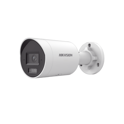 Bala IP 4 Megapixel / Lente 2.8 mm /  Dual Light (40 mts IR + 40 mts Luz Blanca) / Darkfighter S / Microfono Integrado /  Exterior IP67 / WDR 130 dB / 4 Analíticos: AcuSense, Deteccion Facial, Conteo de Personas por Cruce y Zona