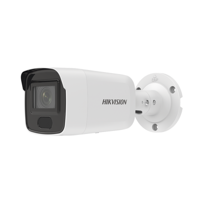 Bala IP 8 Megapixel / Lente 2.8 mm / 40 mts IR / Exterior IP67 / PoE / ACUSENSE / DARKFIGHTER / Captura Facial / Alarmas y Audio I/O / ONVIF / Micro SD