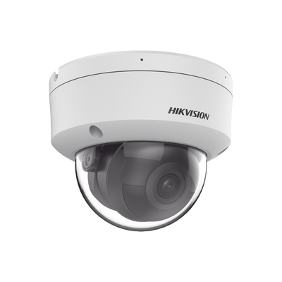 Domo IP 4 Megapixel / Lente 2.8 mm / Dual Light (40 mts IR + 40 mts Luz Blanca ) / Darkfighter S / Exterior IP67 / IK10 / Microfono Integrado / WDR 130 dB / AcuSense / Captura Facial / HEOP