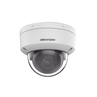 Domo IP 4 Megapixel / Lente 2.8 mm / Dual Light (40 mts IR + 40 mts Luz Blanca ) / Darkfighter S / Exterior IP67 / IK10 / Microfono Integrado / WDR 130 dB / AcuSense / Captura Facial / HEOP