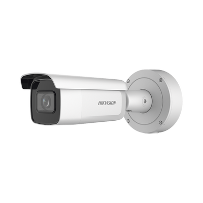 Bala IP 4 Megapixel / Lente Mot. 2.7 a 13.5 mm / 60 mts IR EXIR / Exterior IP67 / IK10 / WDR 120 dB / PoE + / AcuSense / Videoanaliticos Integrados / MicroSD