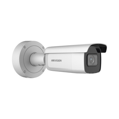 Bala IP 8 Megapixel (4K) / Lente Mot. 2.7 a 13.5 mm / 60 mts IR EXIR / Exterior IP66 / IK10 / ACUSENSE / DARKFIGHTER / Audio y Alarma I/O / PoE+ / Captura Facial / ONVIF / Micro SD