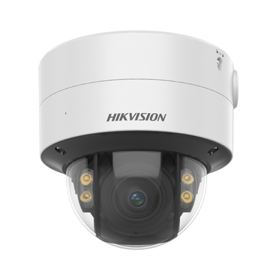 Domo IP 4 Megapixel / Imagen a Color 24/7 / Lente 2.8 - 12 mm / Luz Blanca 40 mts / WDR 130 dB / Exterior IP67 / IK10 / Captura Facial / Videoanaliticos / AcuSense