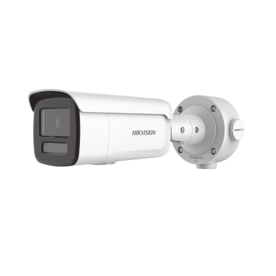 Bala IP 4 Megapixel / Lente 4 mm / Dual Light (60 mts IR + 60 mts Luz Blanca ) / Darkfighter S / Exterior IP67  / WDR 130 dB / AcuSense / Captura Facial / HEOP