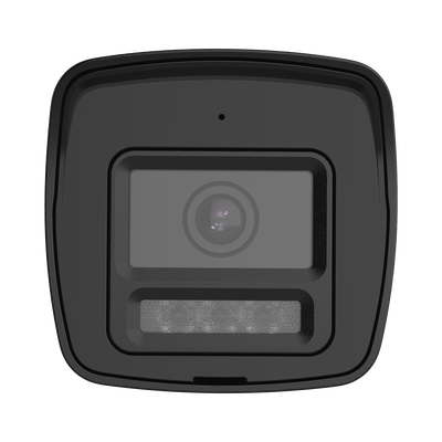 [Audio Bidireccional + Sirena & Estrobo + Dual Light + ColorVu] Bala TURBOHD 4K (8 Megapixel) / Lente 2.8 mm / 30 mts IR EXIR + 20 mts Luz Blanca / Micrófono y Bocina Integrado / Exterior IP67 / Metal / dWDR
