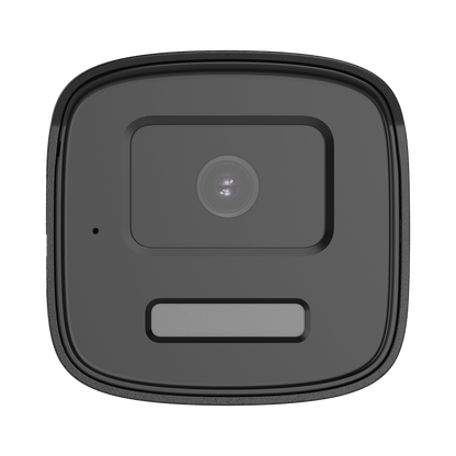 [Audio Bidireccional + Dual Light + ColorVu] Bala TURBOHD 4K (8 Megapixel) / Lente 2.8 mm / 40 mts IR EXIR + 40 mts Luz Blanca / Micrófono y Bocina Integrado / Exterior IP67 / Metal / dWDR
