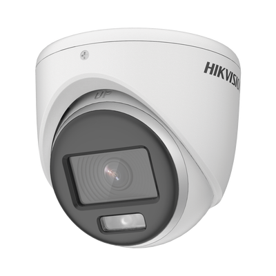 Turret TURBOHD 2 Megapixel (1080p) / Imagen a Color 24/7 (ColorVu) / Lente 2.8 mm / METAL / Luz Blanca 20 mts / Exterior IP67 / TVI-AHD-CVI-CVBS / dWDR