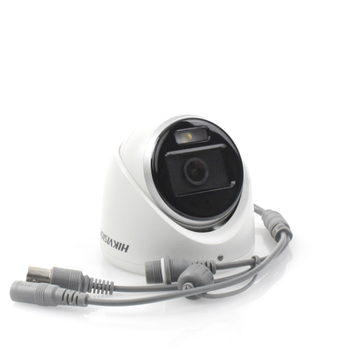 Turret TURBOHD 3K (5 Megapixel) / Micrófono Integrado / Lente 2.8 mm / Imagen a Color 24/7 (ColorVu) / 20 mts Luz Blanca / Exterior IP67 / dWDR / 4 Tecnologías