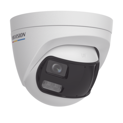 [ColorVu] Turret TURBOHD 3K (5 Megapixel) / Micrófono Integrado / Lente 2.8 mm / Imagen a Color 24/7 / 20 mts Luz Blanca / Exterior IP67 / dWDR / 4 Tecnologías