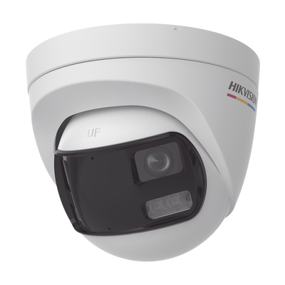 [ColorVu] Turret TURBOHD 3K (5 Megapixel) / Micrófono Integrado / Lente 2.8 mm / Imagen a Color 24/7 / 20 mts Luz Blanca / Exterior IP67 / dWDR / 4 Tecnologías