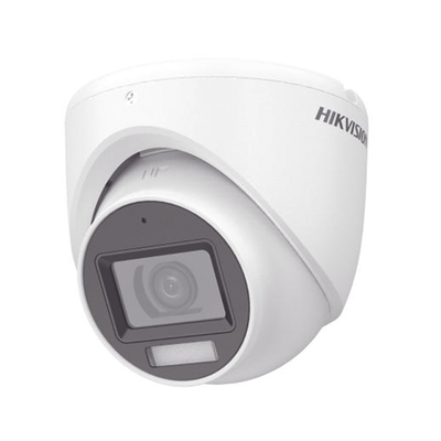 Turret TURBOHD 3K (5 Megapixel) / Lente 2.8 mm / Dual Light (30 mts IR + 20 mts Luz Blanca) / Exterior IP67 / Micrófono Integrado / dWDR / 4 Tecnologias / Metal