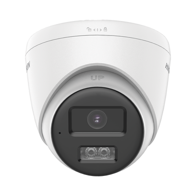 [Audio Bidireccional + Sirena & Estrobo + Dual Light + ColorVu] Turret TURBOHD 4K (8 Megapixel)  / Lente 2.8 mm / 40 mts IR EXIR + 40 mts Luz Blanca / Sirena / Micrófono y Bocina Integrado / Exterior IP67 / dWDR
