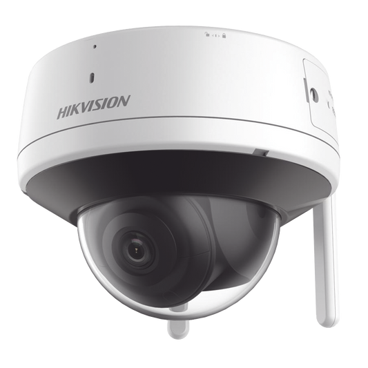 Domo IP 4 Megapixel / Lente 2.8 mm / 30 mts IR / Exterior IP66 / Wi-Fi / WDR 120 dB / Soporta Micro SD / H.265+ / Micrófono y Bocina Interconstruido