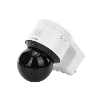 Domo PTZ IP 4 Megapixel / 4X Zoom Óptico / 50 mts IR EXIR / Luz Estroboscópica / Sirena Integrada / WDR 120 dB / PoE+ / IP66 / Ultra Baja Iluminación / Micrófono y Bocina Interconstruido / Micro SD