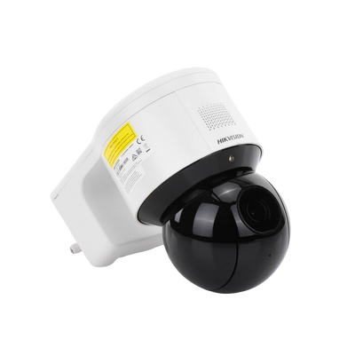 Domo PTZ IP 4 Megapixel / 4X Zoom Óptico / 50 mts IR EXIR / Luz Estroboscópica / Sirena Integrada / WDR 120 dB / PoE+ / IP66 / Ultra Baja Iluminación / Micrófono y Bocina Interconstruido / Micro SD