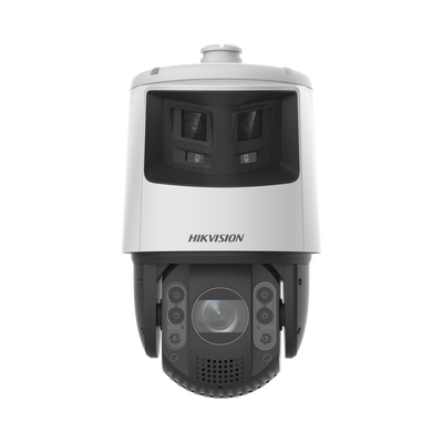 [TandemVu] Domo PTZ IP 4 Megapixel con Cámara Panoramica 6 Megapixel / 25X Zoom / 200 mts IR / 30 mts Luz Blanca / ACUSENSE / IP66 / Alerta Audible y Luz Estroboscopica / Hi-PoE / I/O Alarmas / Ultra Baja Iluminación / Micro SD