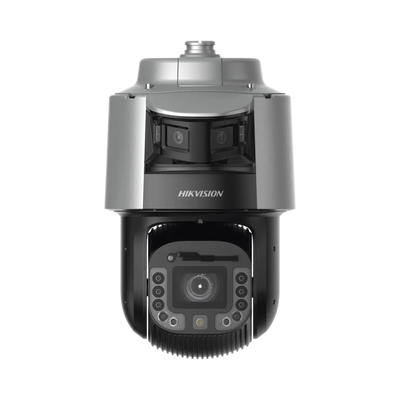 [TandemVu] Domo PTZ IP 4 Megapixel con Cámara Panoramica 180º de 6 Megapixel / 25X Zoom / 300 mts IR y 30 mts Luz Blanca / IP67 / IK10  / Autoseguimiento / Wiper / Deep learning / Entrada-Salida de Audio y Alarma / Ultra Baja Iluminació