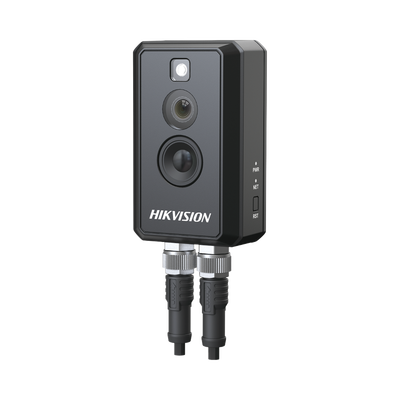 Cubo IP Dual / Térmica 3.1 mm (160 x 120) / 2ºC de Precisión / Óptico 1.29 mm (2 Megapixel) / PoE / Termométrica / Ideal para Sites o Lugares Pequeños